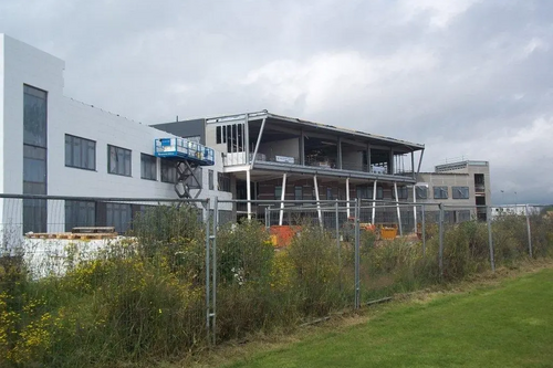 The Bedford Academy New Building Taking Shape During Construction