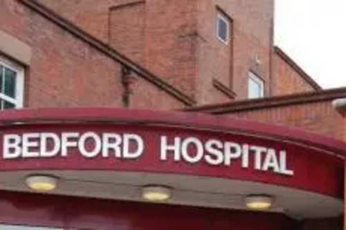 Bedford Hospital entrance