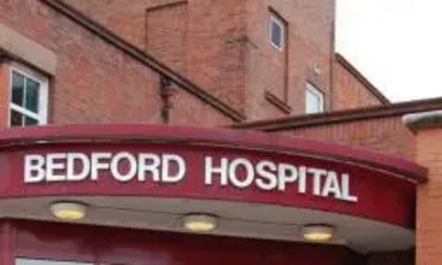 Bedford Hospital entrance