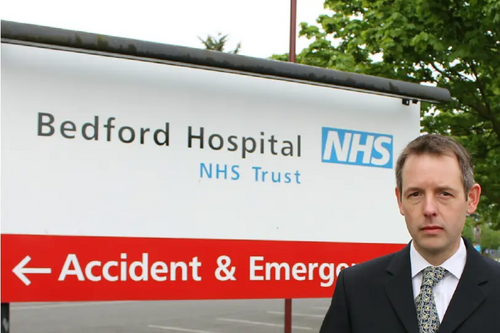 Stephen Rutherford at Bedford Hospital