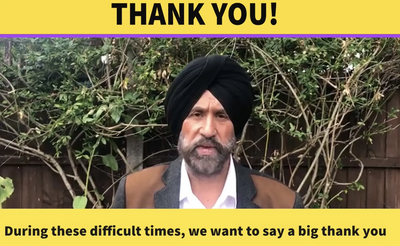 Bedford Borough Liberal Democrats Thank You Video Screenshot"