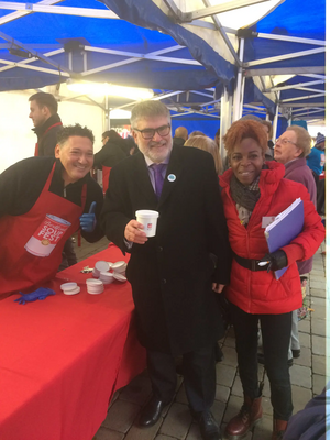 Mayor Dave Hodgson at SoupFest 2018