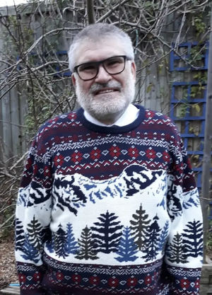 Mayor Dave Hodgson in Christmas Jumper 2020