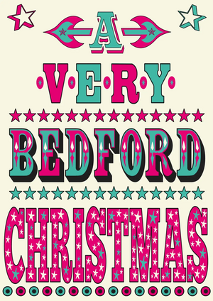 Portas Pilot Bedford's 'A Very Bedford Christmas' Logo. Design by Sideshow Design