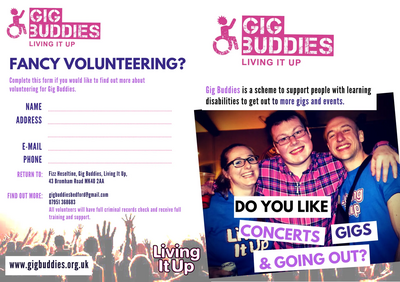 Volunteering for the Gig Buddies