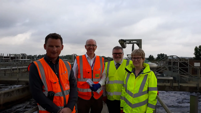 Mayor Dave at Anglian Water Recycling Centre