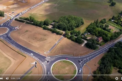 Bedford Western Bypass Summer 2015 Video Still Image