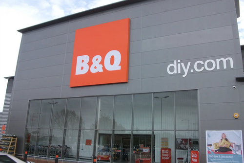 Bedford Borough's newly-opened B & Q Store, by Kempston Interchange