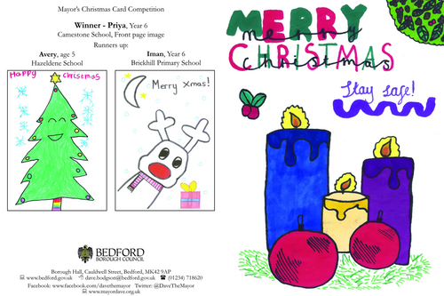 Mayor Dave Hodgson Christmas Card Competition 2020