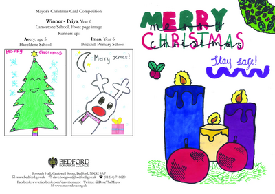 Mayor Dave Hodgson Christmas Card Competition 2020