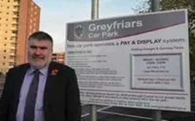 Mayor Dave Hodgson Greyfriars Car Park