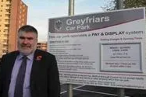 Mayor Dave Hodgson Greyfriars Car Park