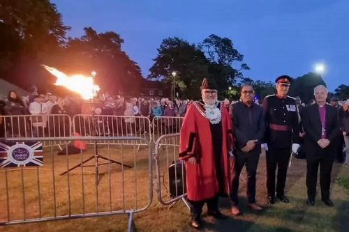 Queen's Platinum Jubilee Beacon lighting