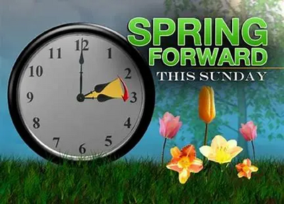 Clocks Change/Spring Forward