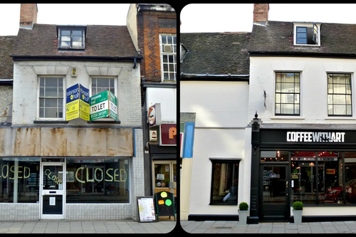 Before and After The Transformation of 82 High Street, Bedford