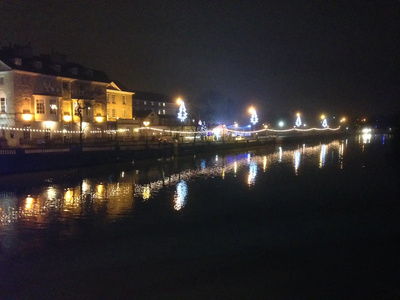 Christmas Lights on The Embankment, Bedford